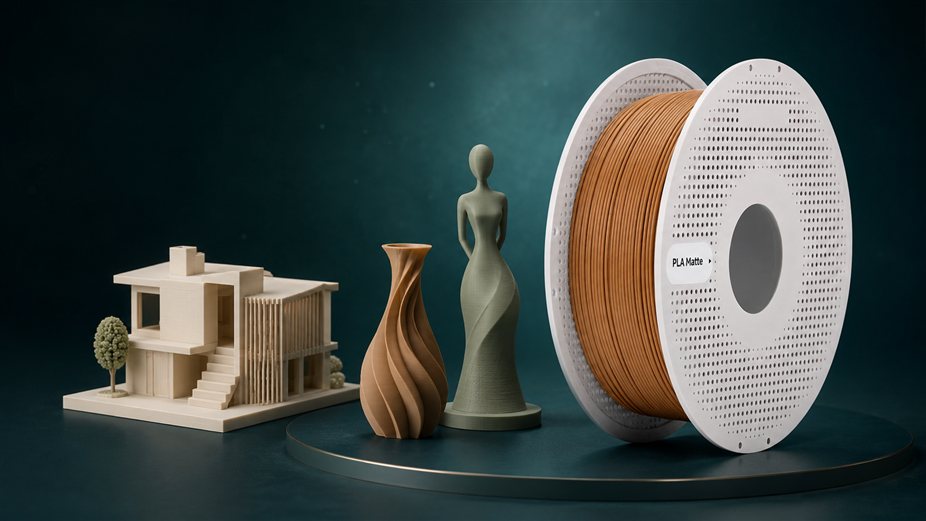 Bambu Lab PLA Matte serisi mat y&uuml;zey tanıtımı