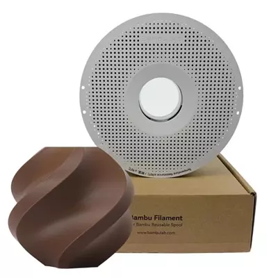 BAMBU LAB PLA BASİC KAKAO KAHVERENGİ FİLAMENT MAKARALI 1.75MM 1KG