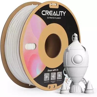 CREALİTY CR-PLA MAT ALÇI BEYAZI 1.75MM PLA 3D BASKI FİLAMENTİ 1KG