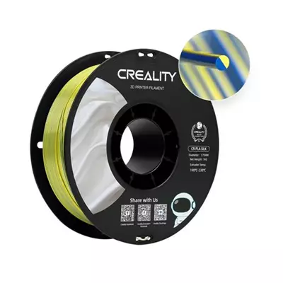 CREALİTY CR-SİLK PLA 1,75MM 3D FİLAMENT 1KG SARI MAVİ
