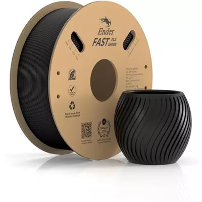 CREALİTY ENDER FAST SİYAH PLA FİLAMENT 1.75MM 1KG