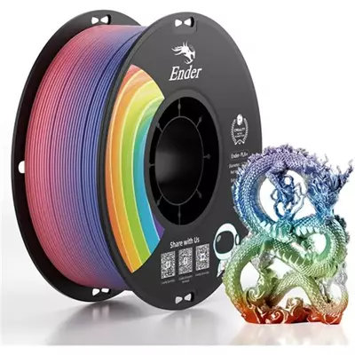 CREALİTY ENDER PLA+ RAİNBOW FİLAMENT 1.75MM 1000GR
