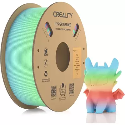 CREALİTY HYPER RAİNBOW PLA UZUN YABANİ ÇİÇEK FİLAMENT 1,75MM 1000GR