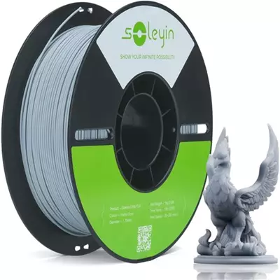 CREALİTY SOLEYİN ULTRA PLA MAT GRİ FİLAMENT 1.75MM 1KG