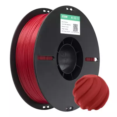 ESUN BASİC PLA ATEŞ KIRMIZI FİLAMENT 1.75MM 1KG - CANLI FİRE ENGİNE RED 3D YAZICI FİLAMENTİ