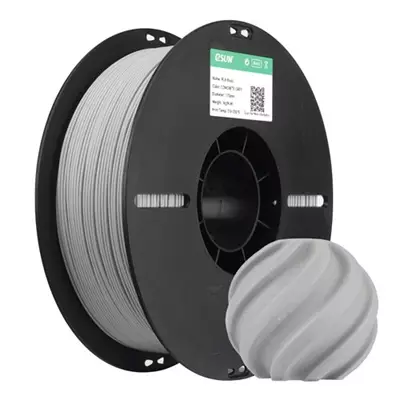 Esun Basic Pla Concrete grey Filament 1.75mm 1kg - Beton gri 3D Yazıcı Filamenti