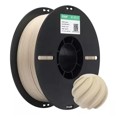 Esun Basic Pla Kemik Beyazı Filament 1.75mm 1kg - Doğal Krem Tonlu Pla 3D Yazıcı Filamenti