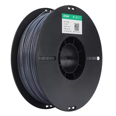 ESUN PLA+HS GRİ FİLAMENT 1.75MM 1KG PLASTİK MAKARA YÜKSEK HIZLI