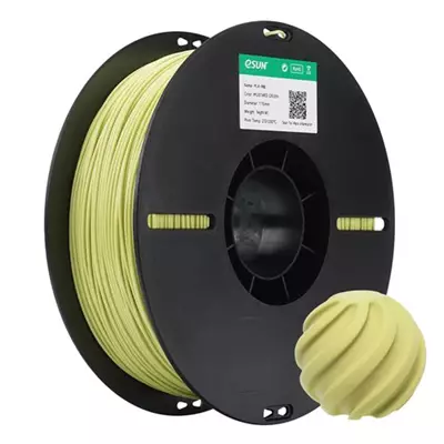ESUN PLA+HS HARDAL YEŞİLİ FİLAMENT 1.75MM 1KG PLASTİK MAKARA HIZLI