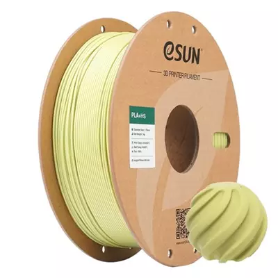 ESUN PLA+HS HARDAL YEŞİLİ KARTON MAKARALI FİLAMENT 1.75MM 1KG - YÜKSEK HIZ UYUMLU PLA+