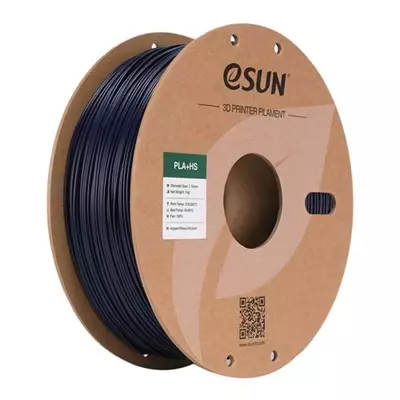 ESUN PLA+HS KOYU MAVİ KARTON MAKARALI FİLAMENT 1.75MM 1KG - YÜKSEK HIZ UYUMLU PLA+