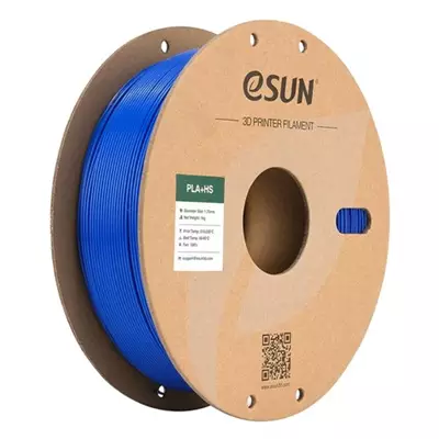 ESUN PLA+HS MAVİ KARTON MAKARALI FİLAMENT 1.75MM 1KG - YÜKSEK HIZ UYUMLU PLA+