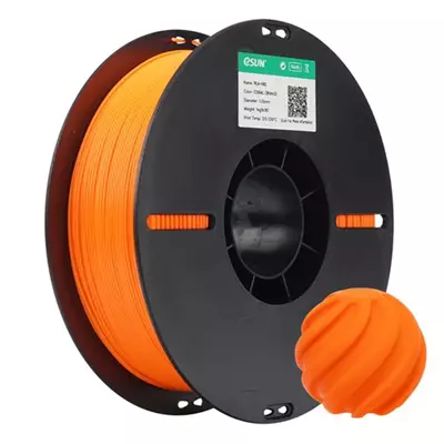ESUN PLA+HS MERCAN TURUNCU FİLAMENT 1.75MM 1KG PLASTİK MAKARA HIZLI