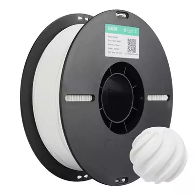 ESUN PLA+HS SÜT BEYAZI FİLAMENT 1.75MM 1KG PLASTİK MAKARA HIZLI