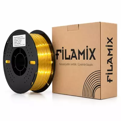 Filamix Hyper Petg Şeffaf Sarı Filament 1.75mm 1000gr