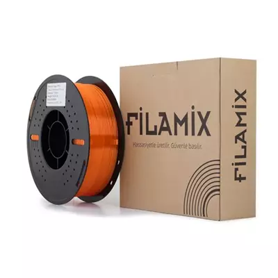 FİLAMİX HYPER PETG ŞEFFAF TURUNCU FİLAMENT 1.75MM 1KG PLASTİK MAKARA