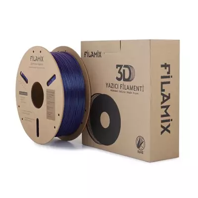 FİLAMİX PLA CHAMELEON NEBULA MORU FİLAMENT 1.75MM 1KG - SİMLİ DERİN MOR TON