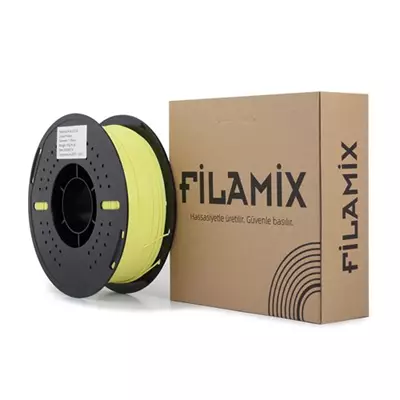 FİLAMİX PLA GLOW SARI FİLAMENT 1.75MM 1KG KARANLIKTA PARLAYAN