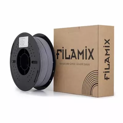 FİLAMİX PLA MAT GRİ FİLAMENT 1.75MM 1KG MAT YÜZEY KALİTESİ