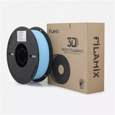FİLAMİX PLA MAT MAVİ 1.75MM 1KG - GERÇEK MAT YÜZEY PROFESYONEL 3D YAZICI FİLAMENTİ