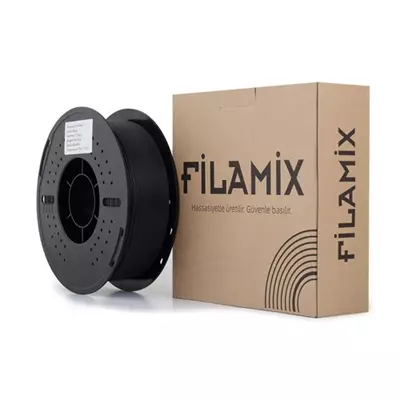 FİLAMİX PLA MAT SİYAH 1.75MM 1KG GERÇEK MAT SİYAH - GERÇEK PREMİUM GÖRÜNÜM