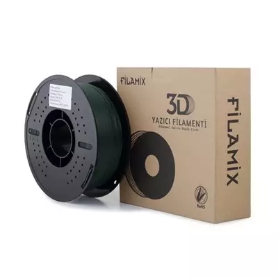 FİLAMİX PLA+ SİYAHIMSI YEŞİL FİLAMENT 1.75MM 1KG