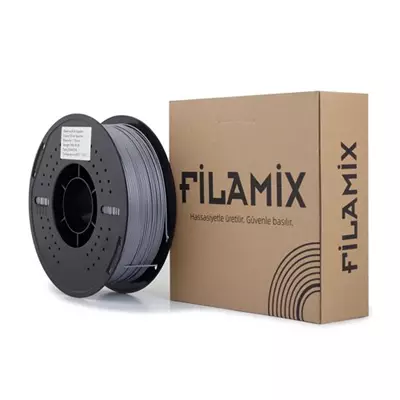 FİLAMİX PLA SPARKLE GÜMÜŞ FİLAMENT 1.75MM 1KG SİMLİ PARLAK YÜZEY