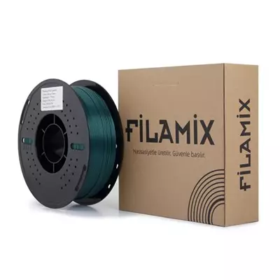 FİLAMİX PLA SPARKLE ORDU YEŞİLİ FİLAMENT 1.75MM 1KG SİMLİ PARLAK