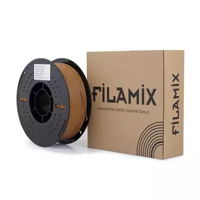 FİLAMİX PLA-WOOD KİL KAHVERENGİSİ AHŞAP KATKILI FİLAMENT 1,75 MM 1 KG