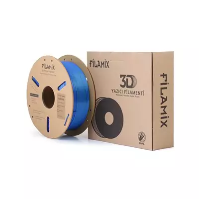 FİLAMİX SİLK PLA MAVİ YEŞİL FİLAMENT 1.75MM 1KG İPEKSİ PARLAK GÖRÜNÜM