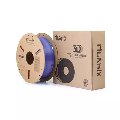 FİLAMİX SİLK PLA MAVİ YEŞİL TURUNCU FİLAMENT 1.75MM 1KG İPEKSİ PARLAK GÖRÜNÜM