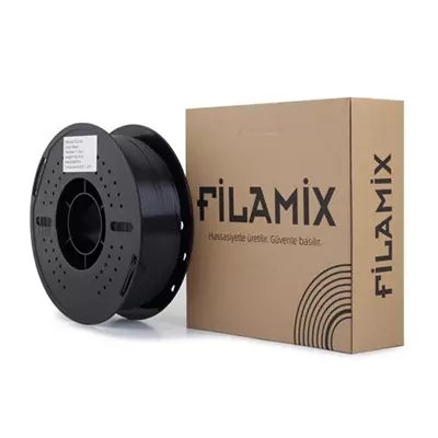 FİLAMİX SİLK SİYAH FİLAMENT 1.75MM 1KG İPEKSİ PARLAK GÖRÜNÜM