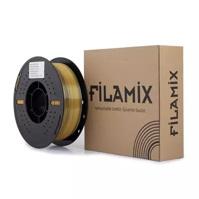 FİLAMİX SİLK SİYAH GOLD FİLAMENT 1.75MM 1KG İPEKSİ PARLAK GÖRÜNÜM
