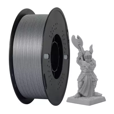 KİNGROON PETG BASİC METALİK GÜMÜŞ FİLAMENT 1,75 MM 1 KG