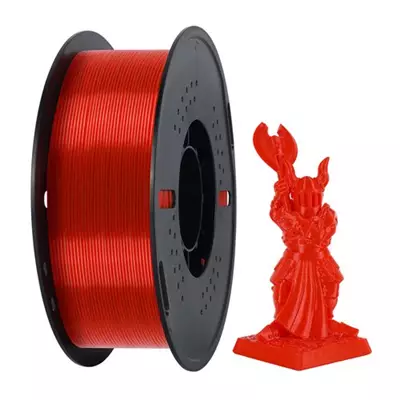 KİNGROON PETG BASİC ŞEFFAF KIRMIZI FİLAMENT 1,75 MM 1 KG