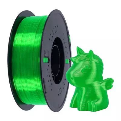 KİNGROON PETG BASİC ŞEFFAF YEŞİL FİLAMENT 1,75 MM 1 KG