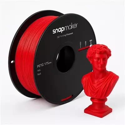 SNAPMAKER PETG KIRMIZI 3D YAZICI FİLAMENTİ 1.75MM 1KG
