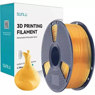 SUNLU PLA ŞEFFAF PORTAKAL SUYU FİLAMENT 1.75MM 1KG