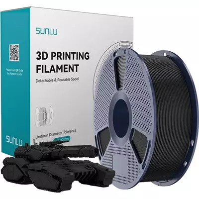 SUNLU PLA SİYAH FİLAMENT 1.75MM 1KG
